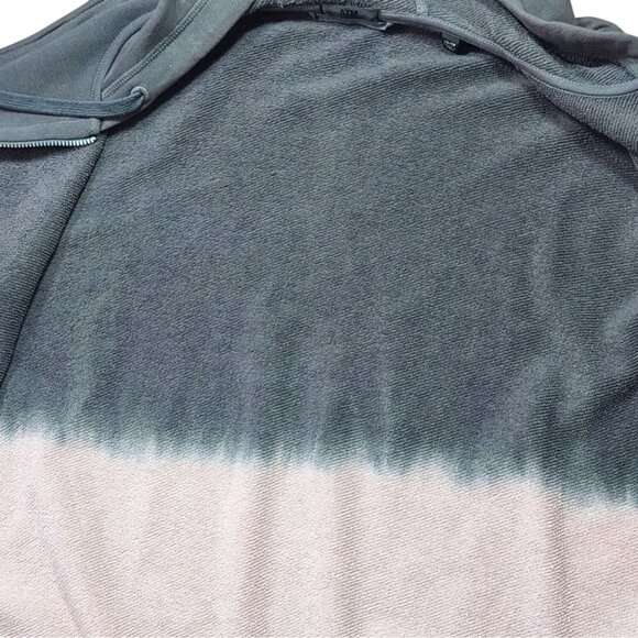 ATM Anthony Thomas Melillo Full Zip Hoodie XS Gray Dip Dye French Terry Pockets - Picture 10 of 16